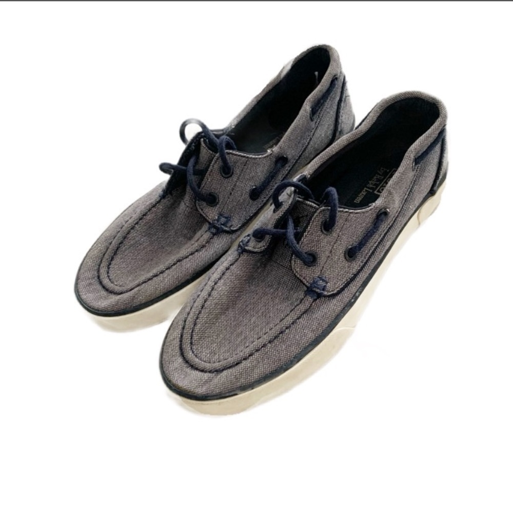 Polo Men’s Shoes Casual Sneakers Blue Gray White - Picture 6 of 10
